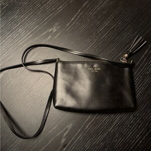 Kate Spade Black Leather Crossbody Bag